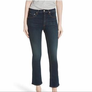 Rag & Bone Hana Crop Bedford dark wash